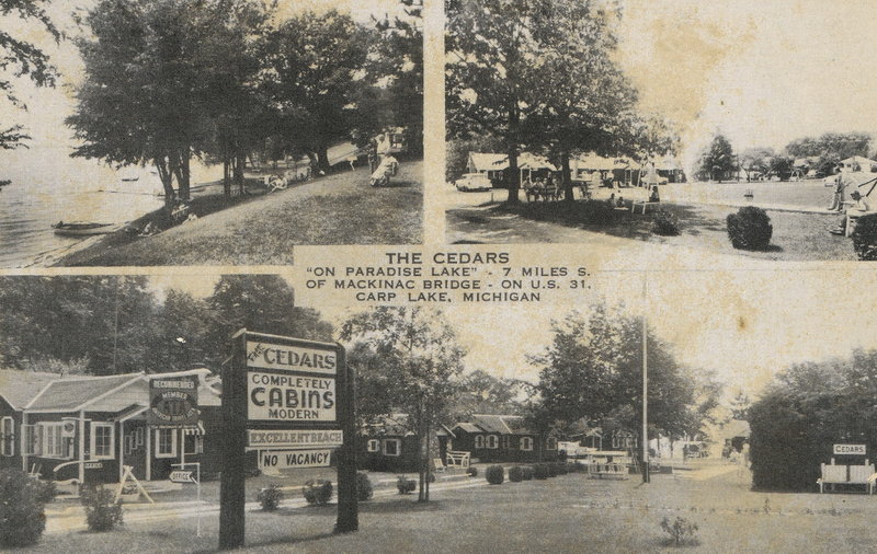 The Cedars Resort - Vintage Postcard (newer photo)